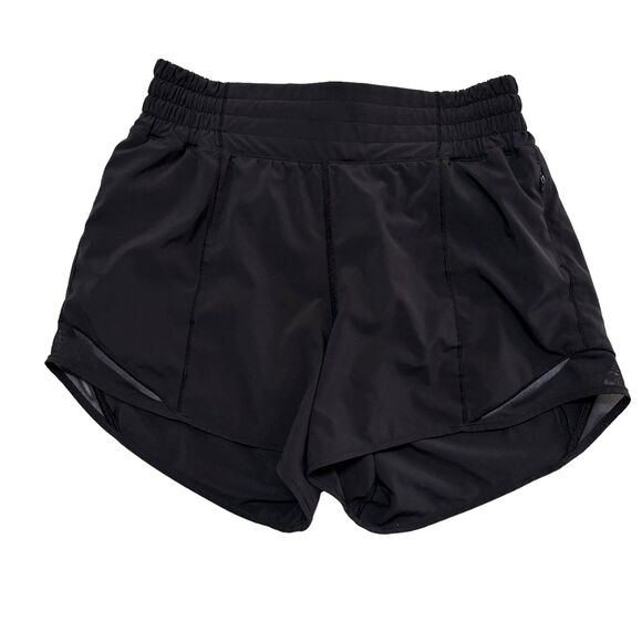 Lululemon Hotty Hot Short High-Rise 4" *Black - Picture 2 of 10
